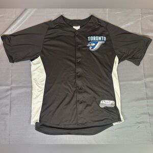 Toronto Blue Jays Majestic Cool Base Jersey Black Authentic Collection XL MLB